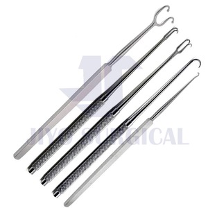 Instruments chirurgicaux, crochets et rétracteurs, crochet cutané Barsky 15 cm, acier inoxydable tranchant, approuvé CE - Product Image 5