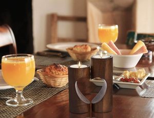 Bougeoir en bois naturel pour décoration intérieure Bougeoirs de table pour fête de mariage Bougeoir pour conteneur de bougies de Noël - Product Image 5