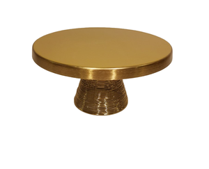 <b>Small</b> Gold Plated Metal Top Cup Cake Stand Iron Wire Base <b>for</b> Wedding Parties Display Table Top with OPP <b>Bag</b> Packaging - Product Image 1