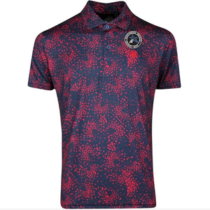 2025 hommes décontracté coton Polyester à manches longues surdimensionné Polo sweat court grande taille imprimé tricoté T-shirt - Product Image 3