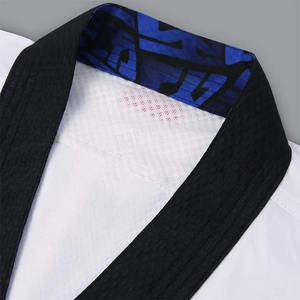 Uniforme de Taekwondo en coton 100% de qualité supérieure, Dobok, durable, respirant, tenue d'entraînement, style WTF, vente en gros, OEM - Product Image 2