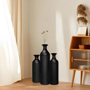 Elegante florero de mesa ecológico de diseño costero de hierro hecho a mano para decoración del hogar de lujo - Product Image 2