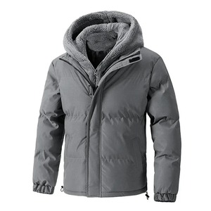 Ultra-Light Men's Top-Grade Winter Parka Detachable Puffer Jacket with <b>Stand</b> Collar <b>and</b> New <b>Hat</b> Windproof Warm Canvas <b>Coat</b> - Product Image 3