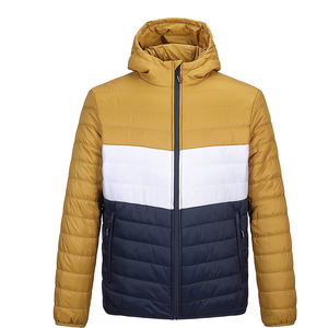 Veste d'hiver légère en nylon 100% pour hommes Nouveau design Logo personnalisable Doux Chaud et imperméable Grande taille Coton rempli - Product Image 1