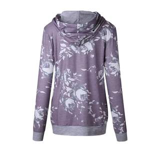 High Quality Fully Customized Made Women <b>Sublimation</b> <b>Hoodies</b> Breathable Comfortable Anti-Wrinkle <b>Sublimation</b> <b>Hoodies</b> - Product Image 3