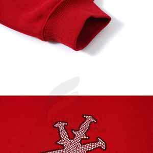 QIANSHI alta calidad 100% algodón Sweatsuit Heavyweight hombres Sudadera con capucha de gran tamaño y pantalones de chándal Se sudaderas con capucha - Product Image 5