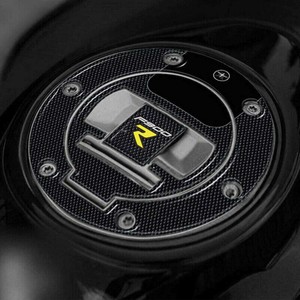 Adesivo protettivo 3D giallo per tappo serbatoio moto compatibile - Product Image 1