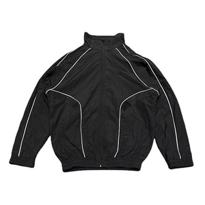 ชุดเสื้อกันลมไนลอนโพลีเอสเตอร์สำหรับผู้ชายชุดวิ่งกลางแจ้งแจ็คเก็ตกันน้ำมีซิปกระเป๋าเสื้อกันลมสะท้อนแสง - Product Image 1