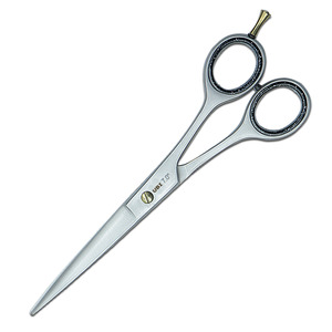 Ciseaux de barbier et de coiffure professionnels de 7 pouces |   Pointe de lame tranchante en acier à haute teneur en carbone, repose-doigts amovible - Product Image 3