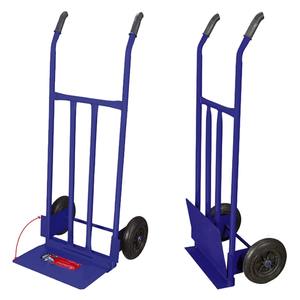 Chariot pliable à deux roues en acier robuste KY-501, chariot à main durable, conception industrielle solide pour le transport en entrepôt - Product Image 1