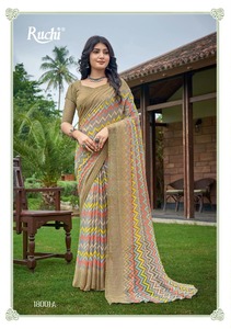 Hoge On-Demand Fabrieksprijs Chiffon Sari Voor Feest-En Bruiloftskleding Verkrijgbaar Tegen Een Betaalbare Prijs Van <span class=keywords><strong>India</strong></span>