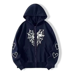 Sudaderas con Capucha y Cremallera de Invierno de Alta Calidad para Hombre y Mujer, Hechas a Medida, Transpirables, de Poliéster/Algodón de 350g, Unisex - Product Image 3