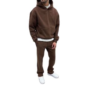 Conjunto Deportivo para Hombre Otoño e Invierno, Conjunto Deportivo Grueso de Felpa y Pantalones Deportivos, Totalmente Personalizable con Logotipo Personalizado - Product Image 4