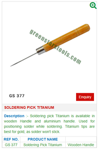 อลูมิเนียมไทเทเนียม GS 377เลือกบัดกรีสำหรับเครื่องมือเครื่องประดับเครื่องมือเครื่องประดับ - Product Image 2