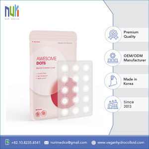 แผ่นแปะสิวไฮโดรคอลลอยด์ beveled 10มม. ต้นกำเนิดจากเกาหลี - Product Image 5