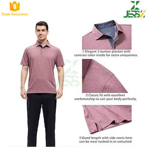 เสื้อเชิ้ตผู้ชายคุณภาพสูงสั่งทำพิเศษ พรีเมียม 220GSM ผ้าโพลีเอสเตอร์ผสมคอตตอน พิมพ์ลายดอกไม้ เสื้อกอล์ฟ ปักโลโก้บริษัท - Product Image 4