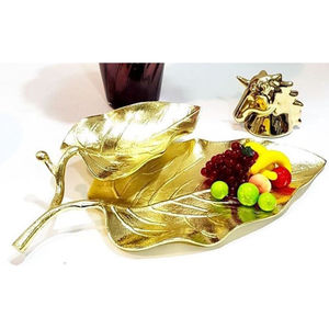 Admirable Design Tableware <b>Snacks</b> Dessert Serving <b>Tray</b> Prime Quality Silver Metal <b>Tray</b> With Dragonfly Accent For Hotel Supplies - Product Image 6