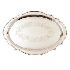 Bandeja de Servicio de Calidad Estándar con Acabado Brillante, Bandeja Decorativa Hecha a Mano, Bandeja de Servicio Personalizada para Dulces y Aperitivos con Asa - Product Image 5