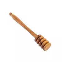 Pot à miel en bois personnalisé de haute qualité avec cuillère en bois et pot à miel classique écologique pour la cuisine et les fêtes