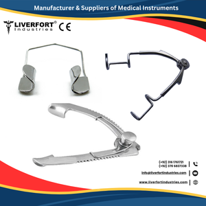 Castroviejo 4 \ "(10,2 Cm) Espéculo de ojo Cuchillas de acero alemanas grandes 18X5mm Retractor no magnético CE ISO Instrumentos quirúrgicos - Product Image 2