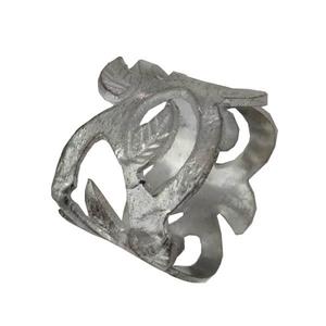 Stylish Silver Plated Metal <b>Napkin</b> Ring Hot Selling Wedding Dinner Table Equipment <b>Napkin</b> <b>Holder</b> Unique Stylish for Parties - Product Image 2