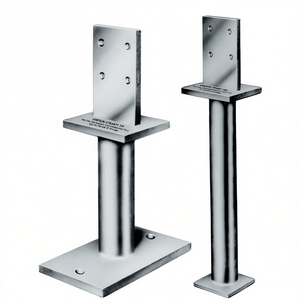 Soporte de Acero SIMPSON STRONG TIE 100 x 80 x 10 mm, Galvanizado en Caliente, para Atornillar con Orificio de 8.5 mm para Cobertizos y Almacenamiento - Product Image 3