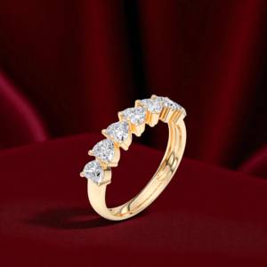 1.40กะรัต E-F/VVS-VS เพชรโมอิสซานไนต์ตัดรูปหัวใจทำด้วยทองคำ10K,14K,18K - Product Image 3