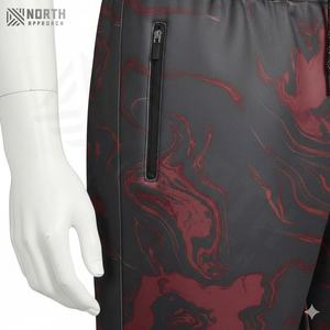 Pantalones Cortos Deportivos Casuales Extra Grandes para Hombre, de Lona de Poliéster/Algodón, con Logotipo Bordado Personalizado, Servicio OEM, Secado Rápido - Product Image 5