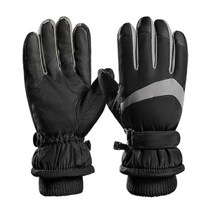 Guante de esquí de invierno impermeable con aislamiento cálido para deportes al aire libre Guante de esquí de clima frío con forro polar térmico grueso - Product Image 6