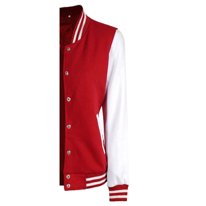 Veste universitaire en cuir véritable sur mesure, vente en gros d'usine, conception OEM, respirante, coupe-vent, haute qualité, broderie sur le devant pour hommes - Product Image 5