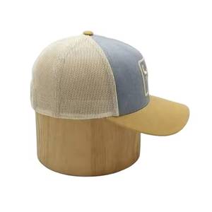 หมวกกีฬาแบบมีขอบโค้งด้านหน้า6แผงหมวก3D ปักโลโก้หมวกคนขับรถบรรทุกหมวกแบบปรับแต่งได้ - Product Image 3