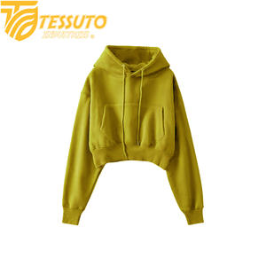 Sudadera con Capucha Larga de Invierno para Mujer, Color Personalizado, Alta Calidad, Antibolitas, Ecológica y Transpirable, de TESSUTO INDUSTRIES - Product Image 6