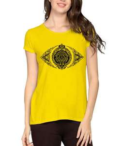 Nuevo diseño mujeres señoras entrenamiento 100% algodón 160gsm manga corta cuello redondo OEM Bangladesh Camiseta con estampado - Product Image 2