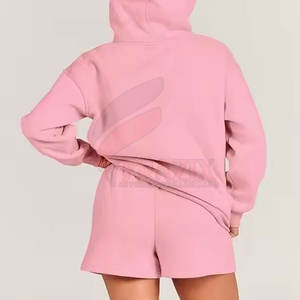 Ensemble de survêtement pour femmes, tendance, sportif, vêtements d'été, ensemble de survêtement et de shorts pour femmes, tenue d'été décontractée simple - Product Image 4