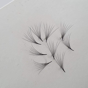 Extensiones de Pestañas 6D Pre-fabricadas Hechas a Mano Profesionales, Pestañas Sintéticas CC Fáciles de Usar, Maquillaje de Belleza Diaria, Empaque Nhu Eyelash - Product Image 6