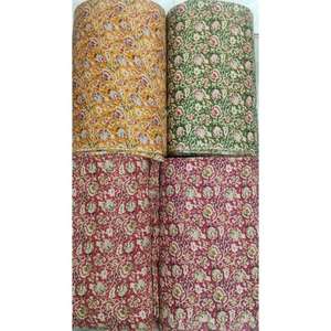 Tissu brodé lourd en coton Koraa, multi-fils et points de chaînette, idéal pour les collections de Kurtis ethniques et l'exportation. - Product Image 5