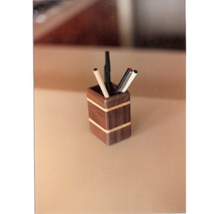Portalápices de madera para almacenamiento de oficina, portalápices de madera de diseño atractivo, el mejor portalápices de madera natural a un precio asequible - Product Image 2