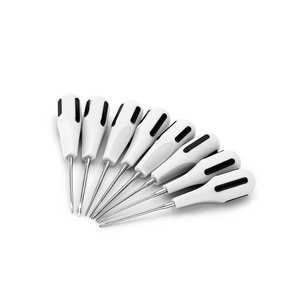 SURGINEXA Juego de 8 Elevadores Dentales Ajustables para Cirugía Oral Equina, Extracción de Dientes, Instrumentos para la Punta de la Raíz Apical - Product Image 6
