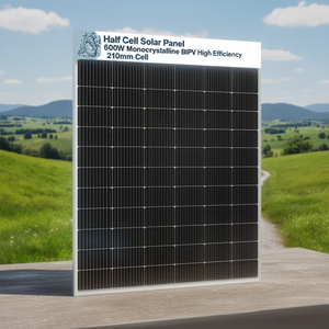 Panneau solaire monocristallin demi-cellule 600W BIPV haute efficacité cellule 210mm - Product Image 3