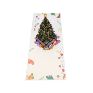 Top vente Premium fait à la main 3D Pop-Up bougie de noël saison artificielle carte de voeux vietnamien papier artisanat artisanat - Product Image 1