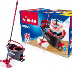 Para Vileda Super Bucket, mango giratorio de 360 grados, limpieza interior, juego de fregona giratoria telescópica, escurridor Manual de plástico para el hogar - Product Image 3