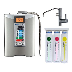 Machine à eau alcaline ionisée électrique de bureau en plastique fabriquée au Japon, technologie d'infusion H2, 7 électrodes, filtre à 3 étapes, usage domestique - Product Image 1