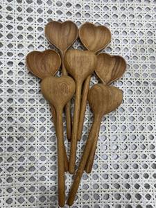 100% Cuillère en bois de haute qualité naturelle-Le logo du client de la cuillère en bois personnalisée a accepté la livraison rapide du Vietnam - Product Image 4