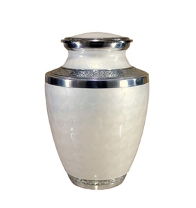 Buena venta al por mayor de urna clásica de metal para adultos diseño único cenizas humanas urna de cremación de alta calidad - Product Image 4