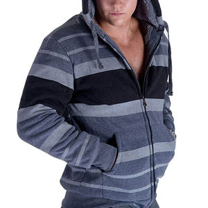 เสื้อฮู้ดดี้ผู้ชายแบบมีซิป คอฮู้ด มีเชือกผูก แขนยาว สไตล์ลำลอง สำหรับเล่นกีฬา ลดราคา - Product Image 5