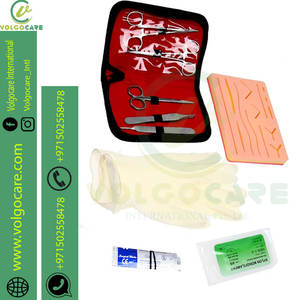 Kit de brazo de práctica de sutura para estudiantes de medicina con agujas de acero inoxidable y herramientas de sutura, juego de instrumentos para entrenamiento - Product Image 4