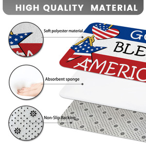 Custom Printed Bath <b>Mat</b> <b>Bathroom</b> Rug <b>Set</b> for <b>Bathroom</b> Non-Slip Shower Curtain Bath <b>Mat</b> - Product Image 4