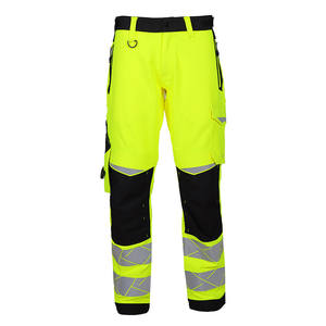 Hi-Vis Reflektierende Multifunktions-Arbeitshosen, Wasserdichte Warnschutzhosen für Bauarbeiter, Sicherheitshosen, Herren-Cargohosen als Arbeitsuniform - Product Image 4