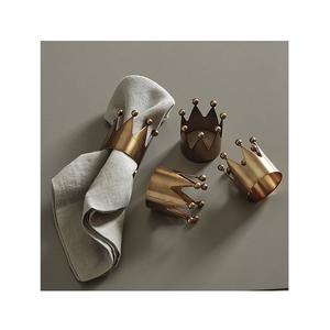 แหวนรองกระดาษทิชชูโลหะ ดีไซน์สวยงาม คุณภาพเยี่ยม ชุด 4 ชิ้น สีทอง สำหรับขายดีที่สุด - Product Image 1