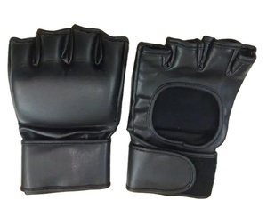 Gants de boxe MMA professionnels en cuir PU avec support de poignet à scratch, anti-humidité, imperméables et durables - Product Image 4